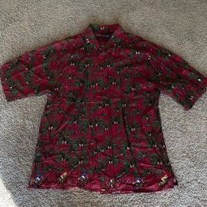 US polo jeans co all over print palm tree